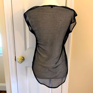 Michi workout/athleisure top with mesh back